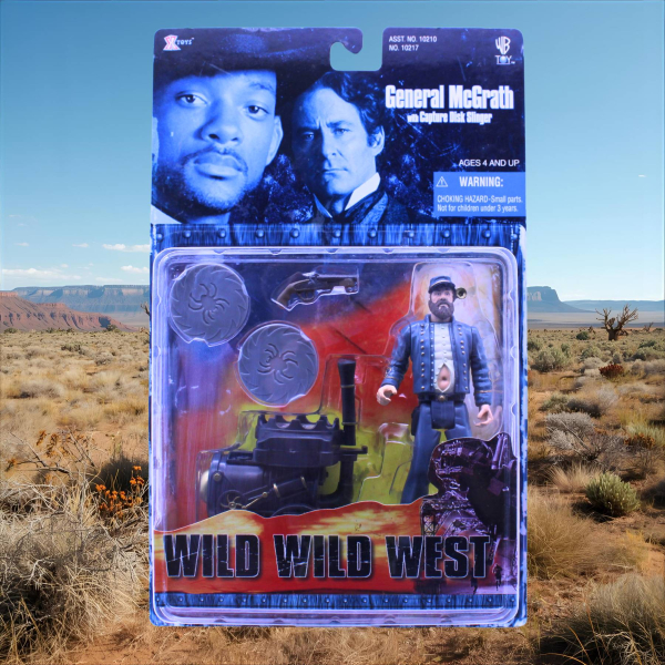 Wild Wild West General McGrath Actionfigur (X-Toys 1999) | OVP